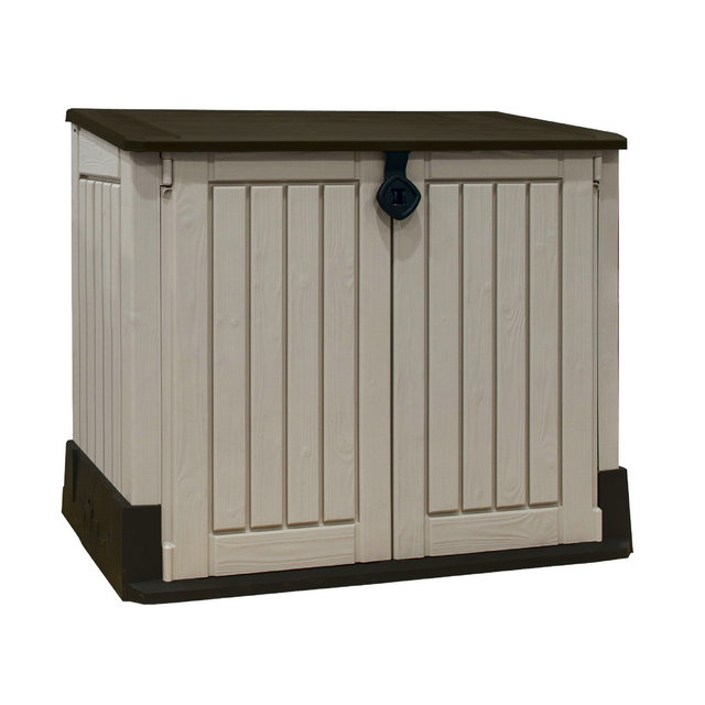 Keter Store It Out Midi Outdoor Plastic Garden Storage Shed - Beige