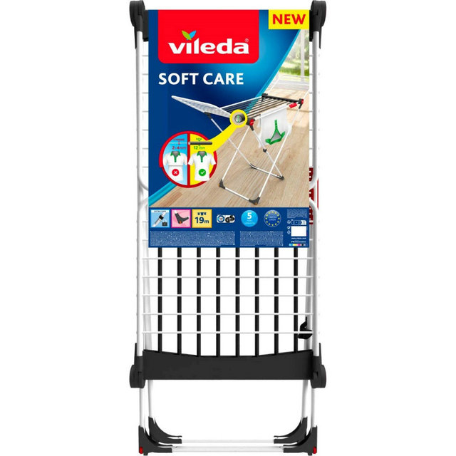 Vileda 19m Soft Care Indoor Clothes Airer