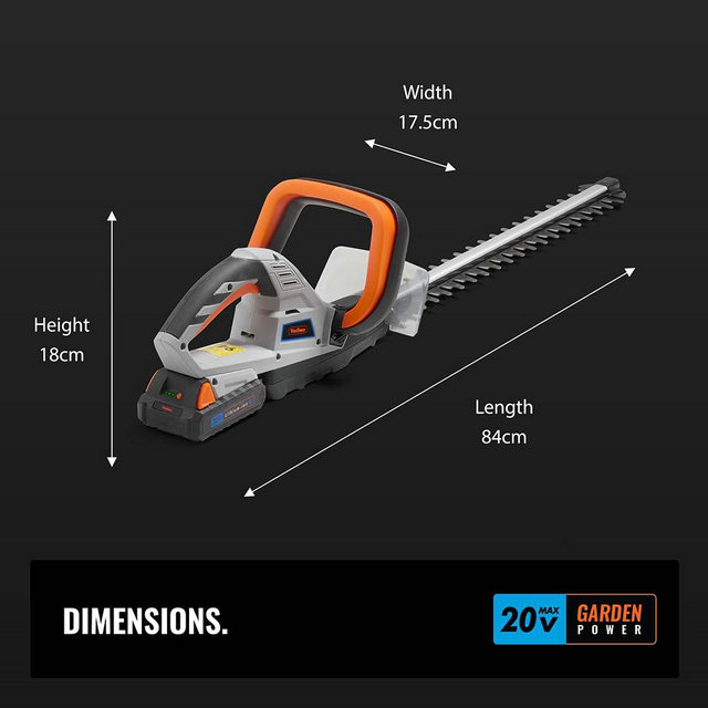 VonHaus 20V Cordless Hedge Trimmer