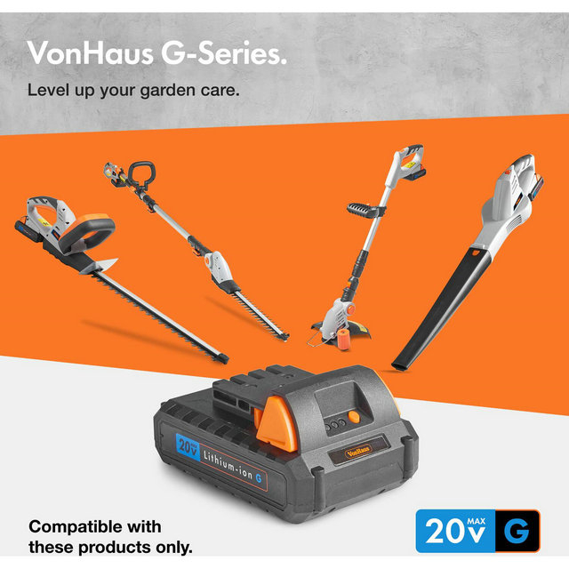 VonHaus 20V Cordless Hedge Trimmer