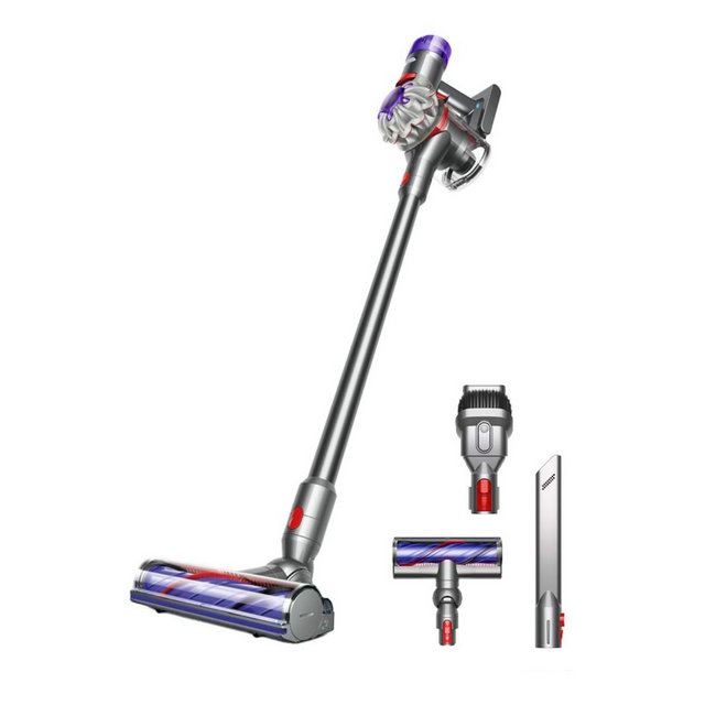 Dyson V8 Cordless Vacuum Cleaner Nickel Silver Bagless DYS ASPIPOL