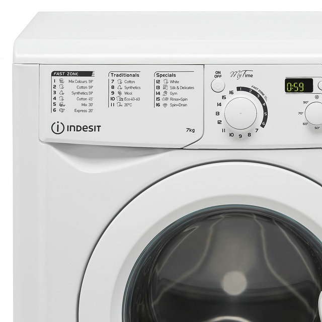 Indesit EWD71453WUKN 7kg Washing Machine D Rated White 1400 RPM