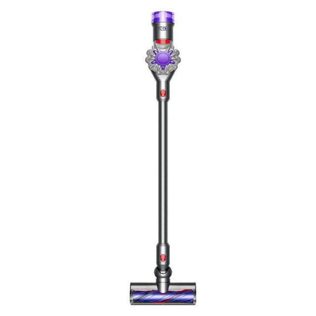 Dyson V8 Cordless Vacuum Cleaner Nickel Silver Bagless DYS ASPIPOL