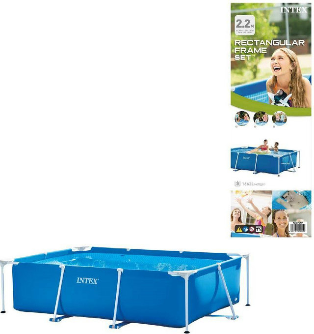 Intex Rectangular Frame Pool 220 x 150 x 60cm