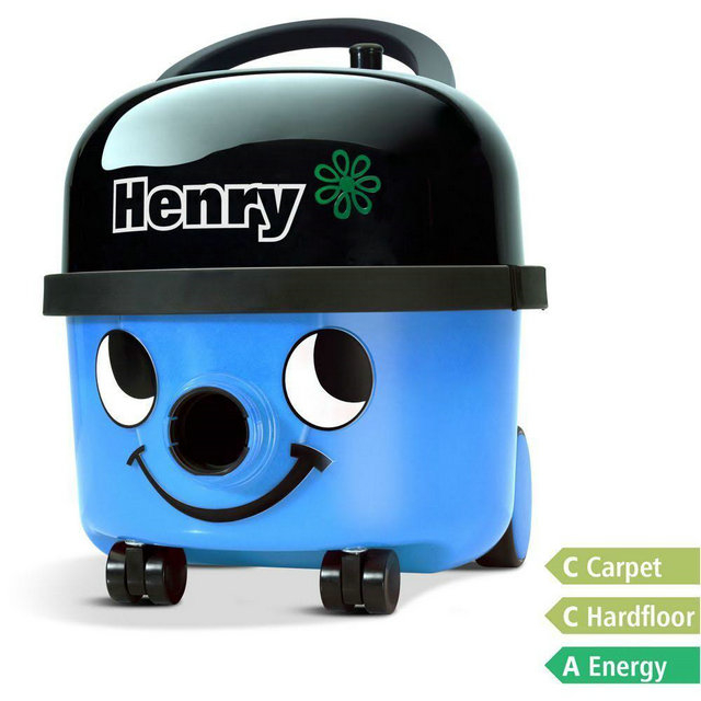 Numatic HVR200-12 Henry Blue Cylinder Vacuum Cleaner