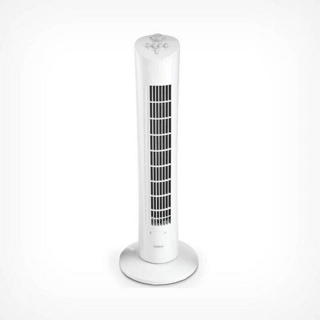 VonHaus Oscillating Tower Fan - 31” Upright Cooling Fan For Home or Office