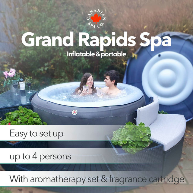 Canadian Spa Grand Rapids 4 Person Inflatable Hot Tub