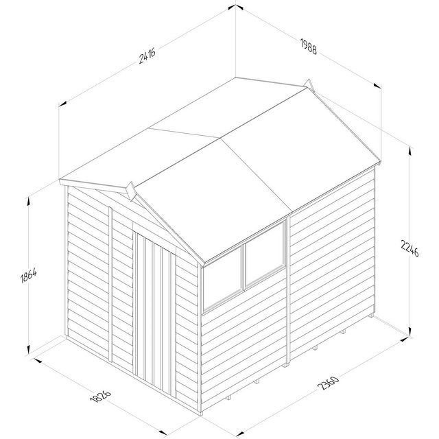 Forest 4LIFE Apex Shed