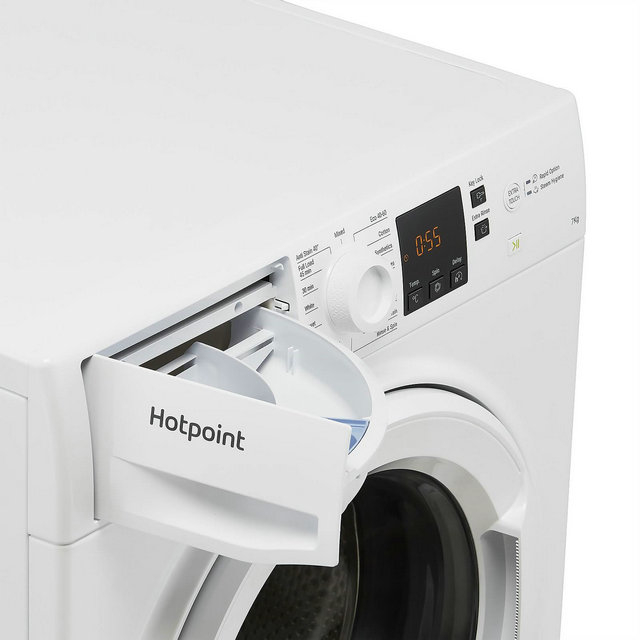 Hotpoint 7kg 1400rpm Washing Machine - White NSWM743UWUKN