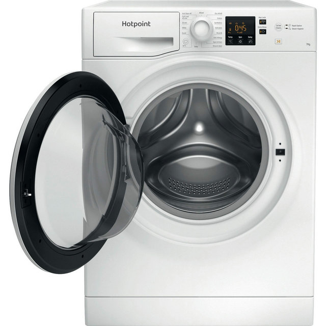 Hotpoint 7kg 1400rpm Washing Machine - White NSWM743UWUKN