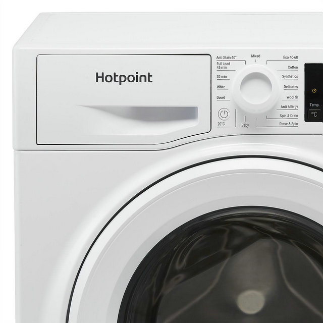 Hotpoint 7kg 1400rpm Washing Machine - White NSWM743UWUKN