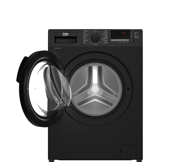 Beko WTL84151B 8kg Washing Machine Black 1400 RPM C Rated