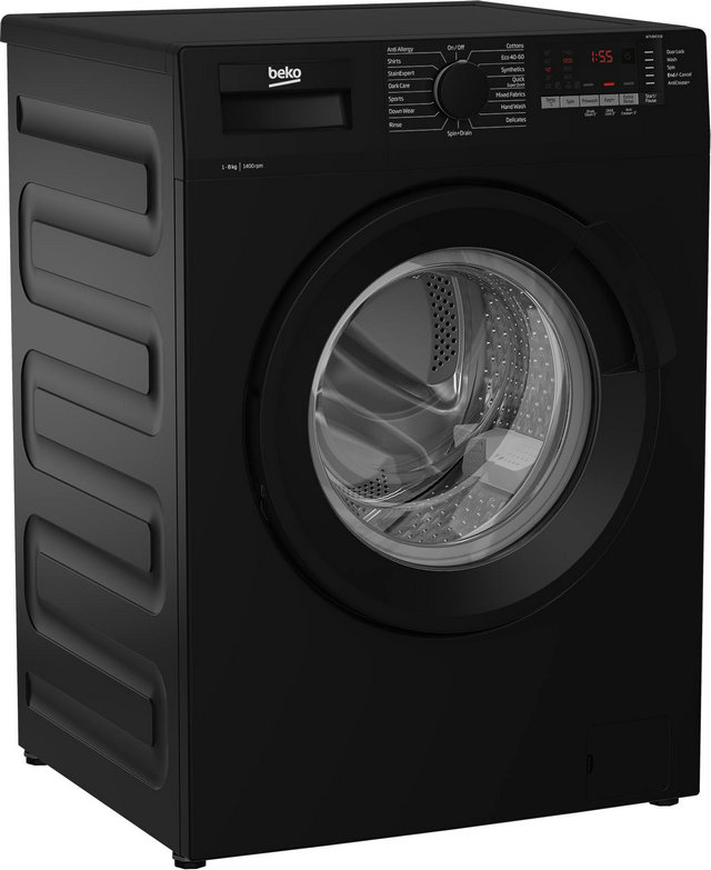 Beko WTL84151B 8kg Washing Machine Black 1400 RPM C Rated