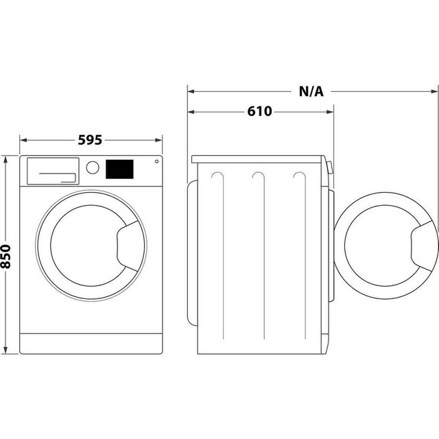 Indesit I1D80SUK 8kg Vented Tumble Dryer - Silver