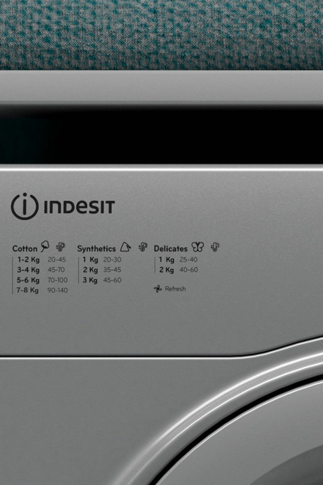 Indesit I1D80SUK 8kg Vented Tumble Dryer - Silver