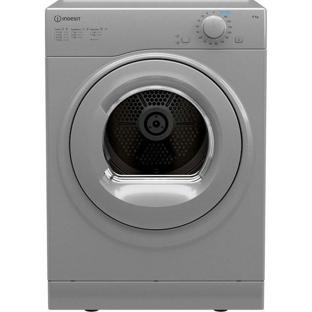 Indesit I1D80SUK 8kg Vented Tumble Dryer - Silver