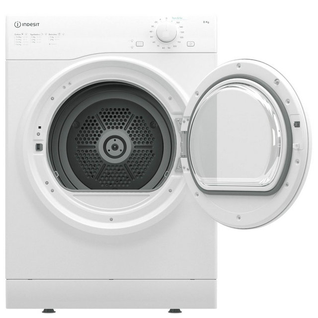 Indesit I1D80WUK 8 kg Vented Tumble Dryer White