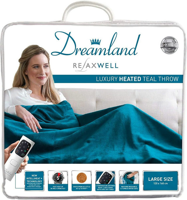 Dreamland Luxury Heated Throw