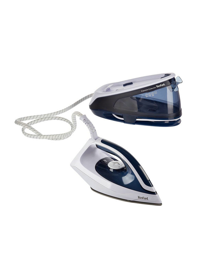 Tefal Express Essential SV6116 Steam Generator Iron - White & Blue