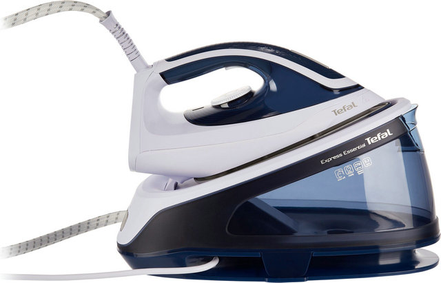 Tefal Express Essential SV6116 Steam Generator Iron - White & Blue