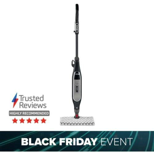 Shark Deluxe Black Klik N’ Flip Automatic Steam Mop S6003UKDB