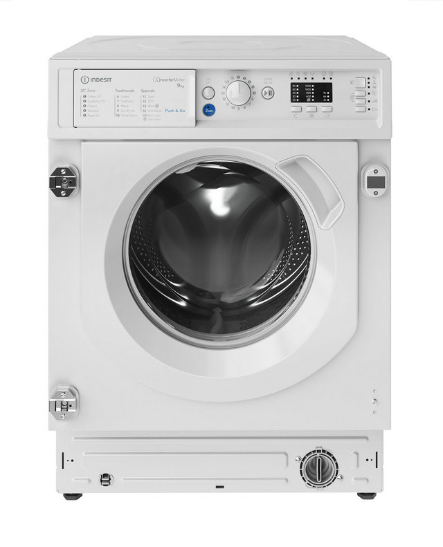 Indesit BIWMIL91485UK 9kg 1400rpm Integrated Washing Machine - White