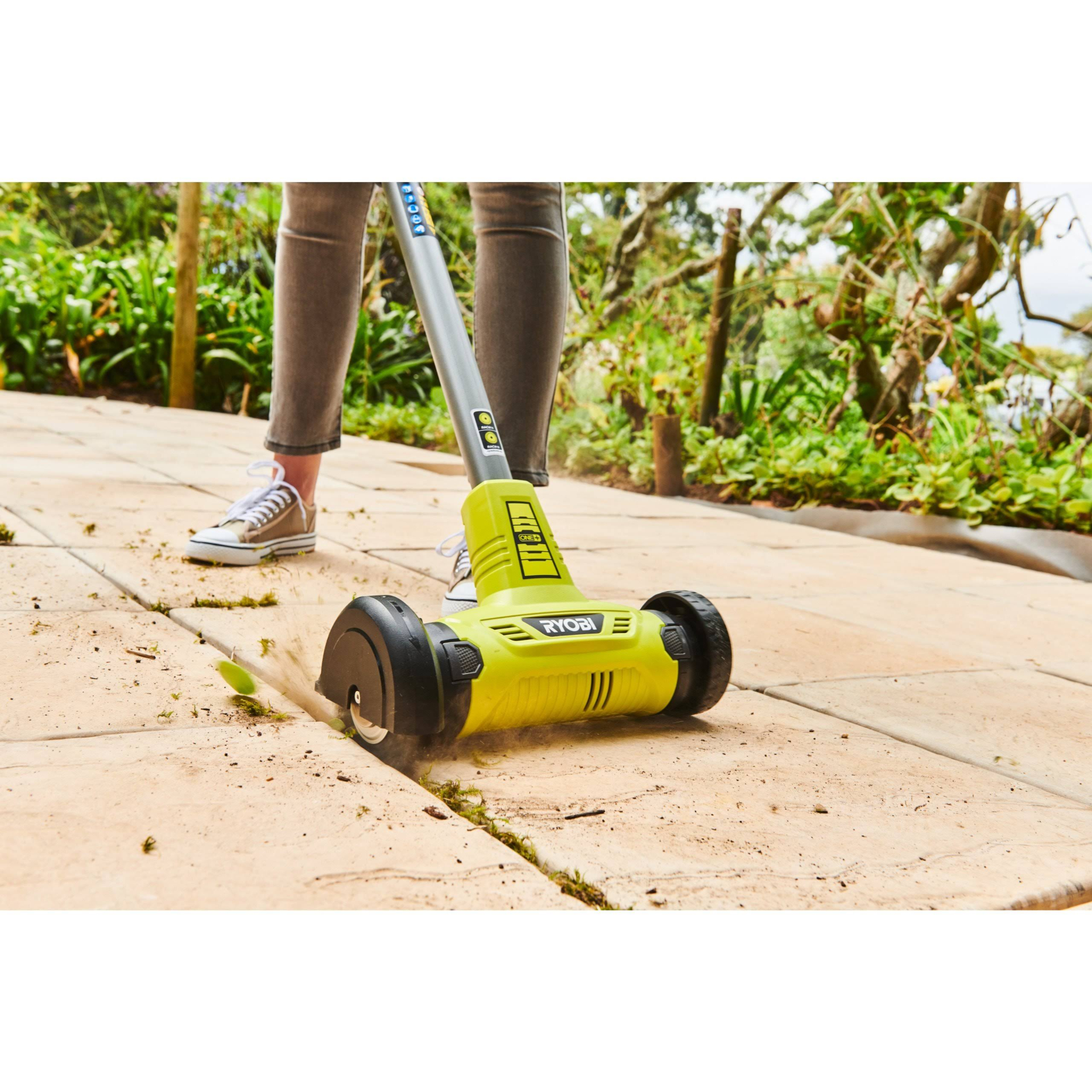 Ryobi RY18PCA-140 18V One+ Cordless Patio Cleaner With Wire Brush (1 x 4.0Ah)