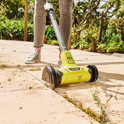 Ryobi RY18PCA-140 18V One+ Cordless Patio Cleaner With Wire Brush (1 x 4.0Ah)