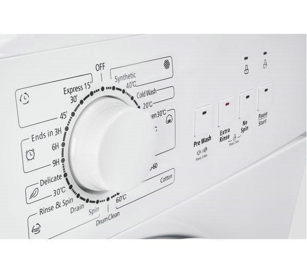 Logik L612WM23 6 kg 1200 Spin Washing Machine - White