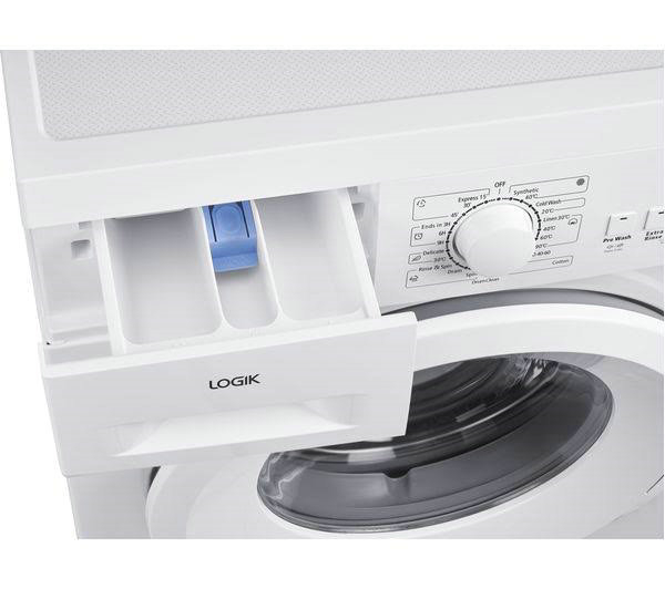 Logik L612WM23 6 kg 1200 Spin Washing Machine - White