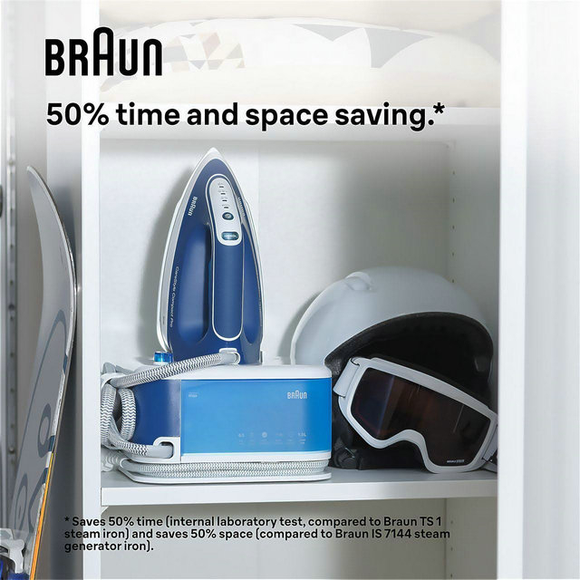 Braun IS2565BL CareStyle Compact Pro Steam Generator Iron - Blue