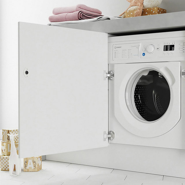 Indesit BIWMIL91485UK 9kg 1400rpm Integrated Washing Machine - White