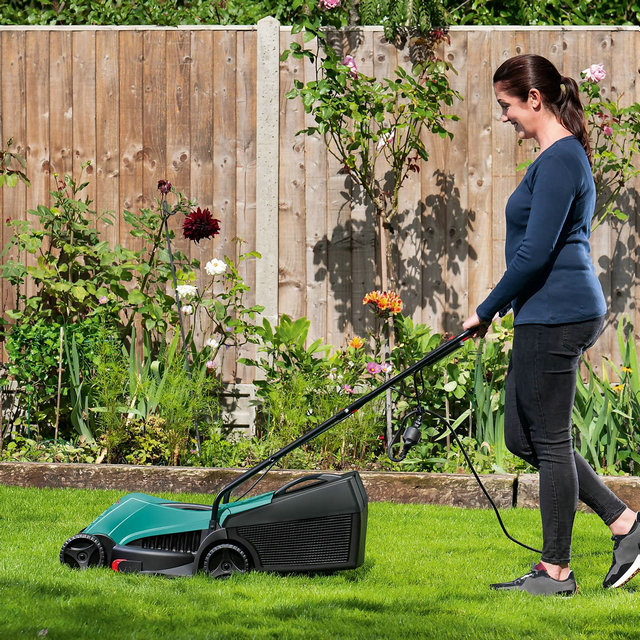 Bosch Rotak 32-12 Corded Electric Lawnmower - 1200W