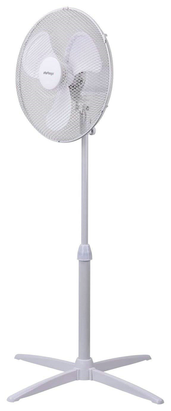 Challenge 16 Inch 3 Speed Oscillating Pedestal Floor Fan White