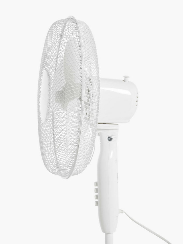 John Lewis ANYDAY Pedestal Fan, 16 Inch, White