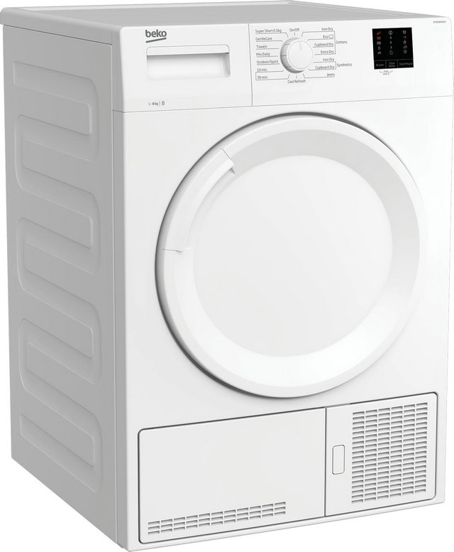 Beko DTKCE80021W 8 kg Condenser Tumble Dryer - White