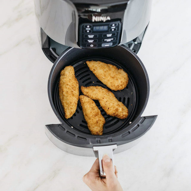 Ninja AF100UK 3.8L Air Fryer Black Fryers