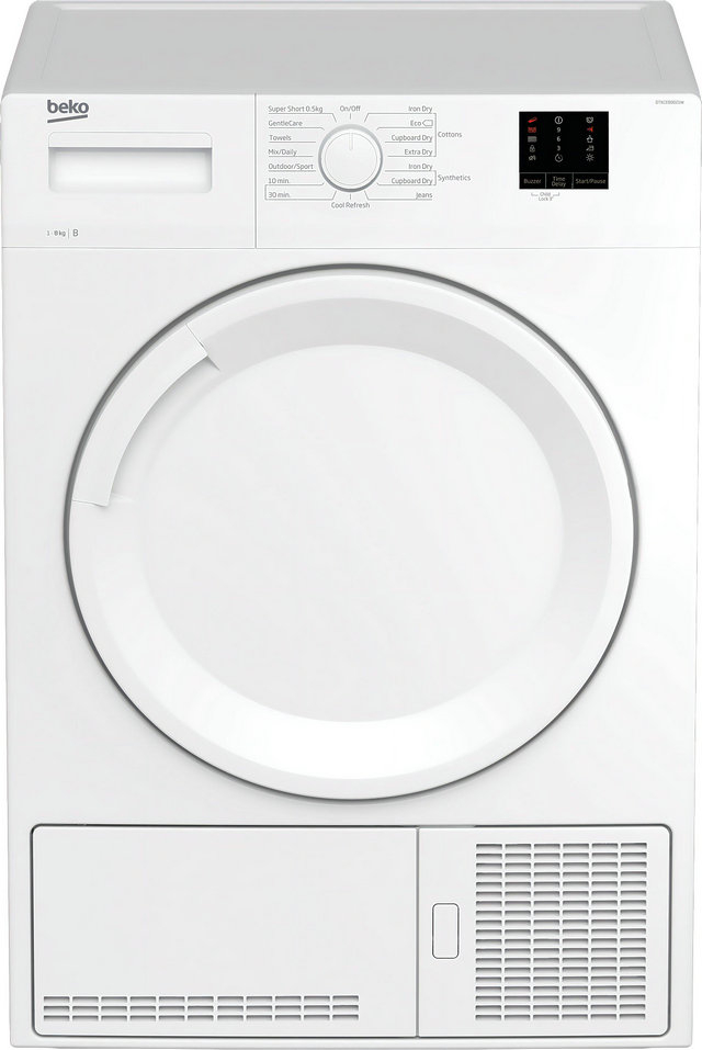 Beko DTKCE80021W 8 kg Condenser Tumble Dryer - White