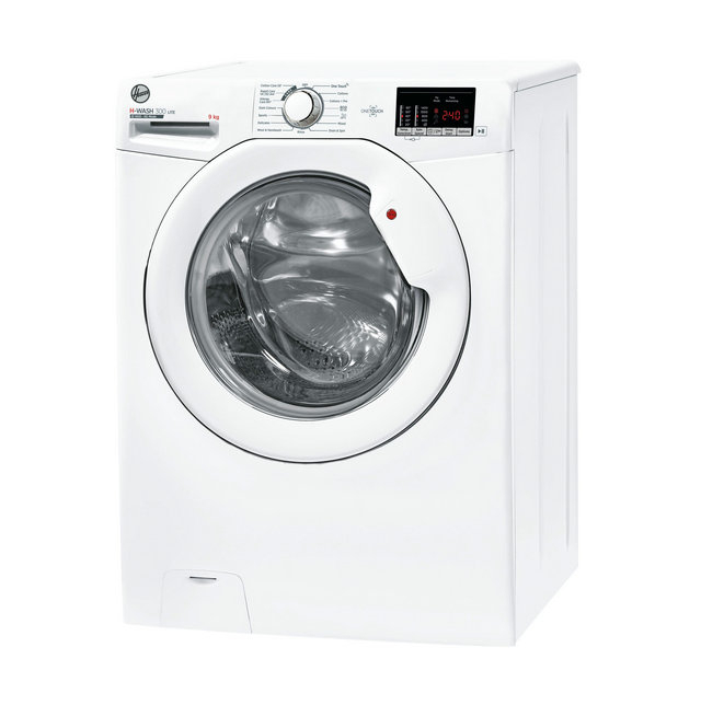 Hoover 9kg Washing Machine White H-Wash 300 Lite H3W492DA4/1-80 #LF70274