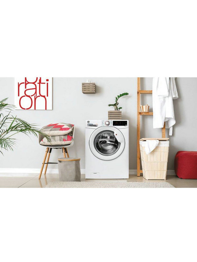 Hoover 9kg Washing Machine White H-Wash 300 Lite H3W492DA4/1-80 #LF70274