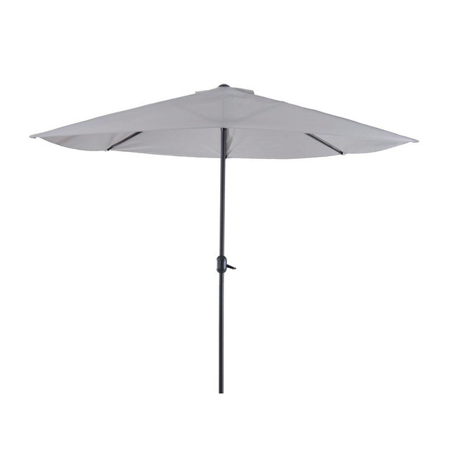 Outsunny Half Round Parasol Garden Umbrella Metal