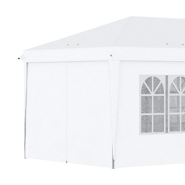 Outsunny 3 x 6 M Pop Up Gazebo With Sides And Windows, Height