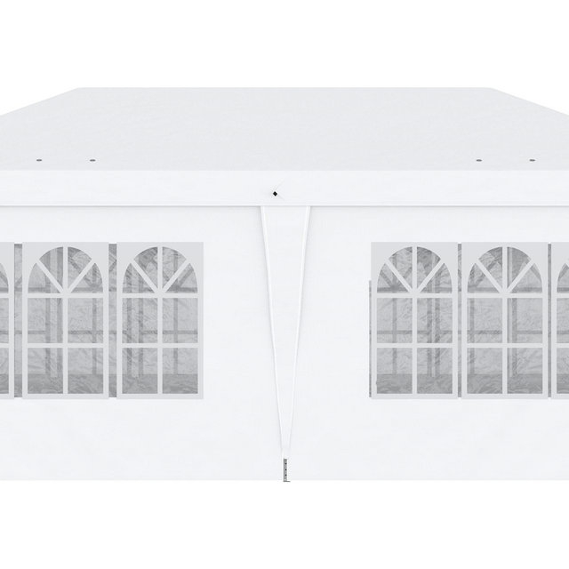 Outsunny 3 x 6 M Pop Up Gazebo With Sides And Windows, Height