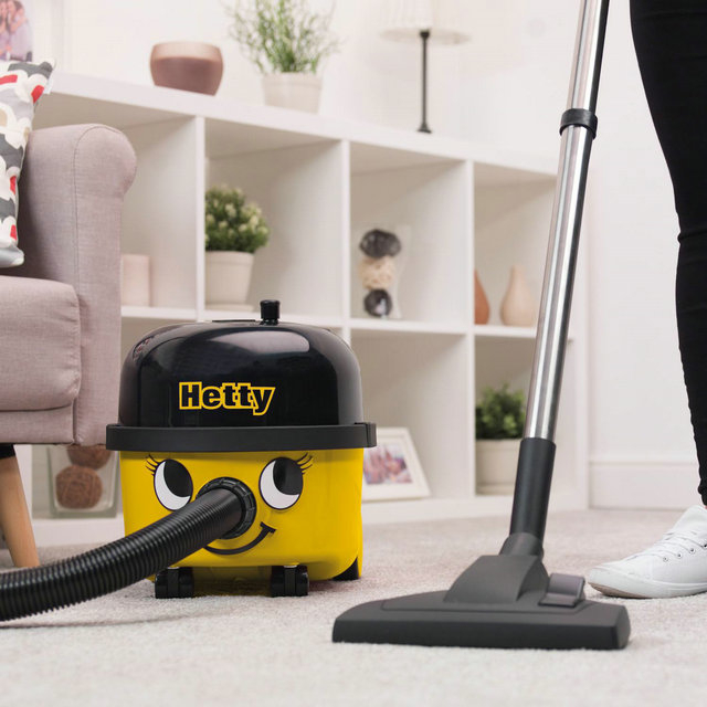 Numatic 912097 Hetty Cylinder Vacuum Cleaner Yellow