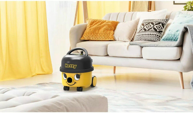 Numatic 912097 Hetty Cylinder Vacuum Cleaner Yellow