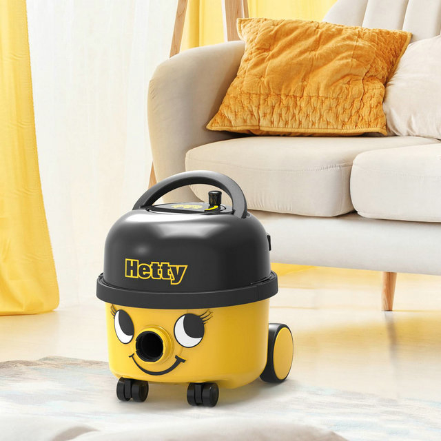 Numatic 912097 Hetty Cylinder Vacuum Cleaner Yellow