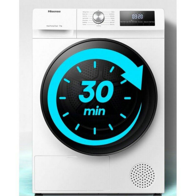 Hisense QA Series WDQA9014EVJM 9 kg Washer Dryer - White - Currys