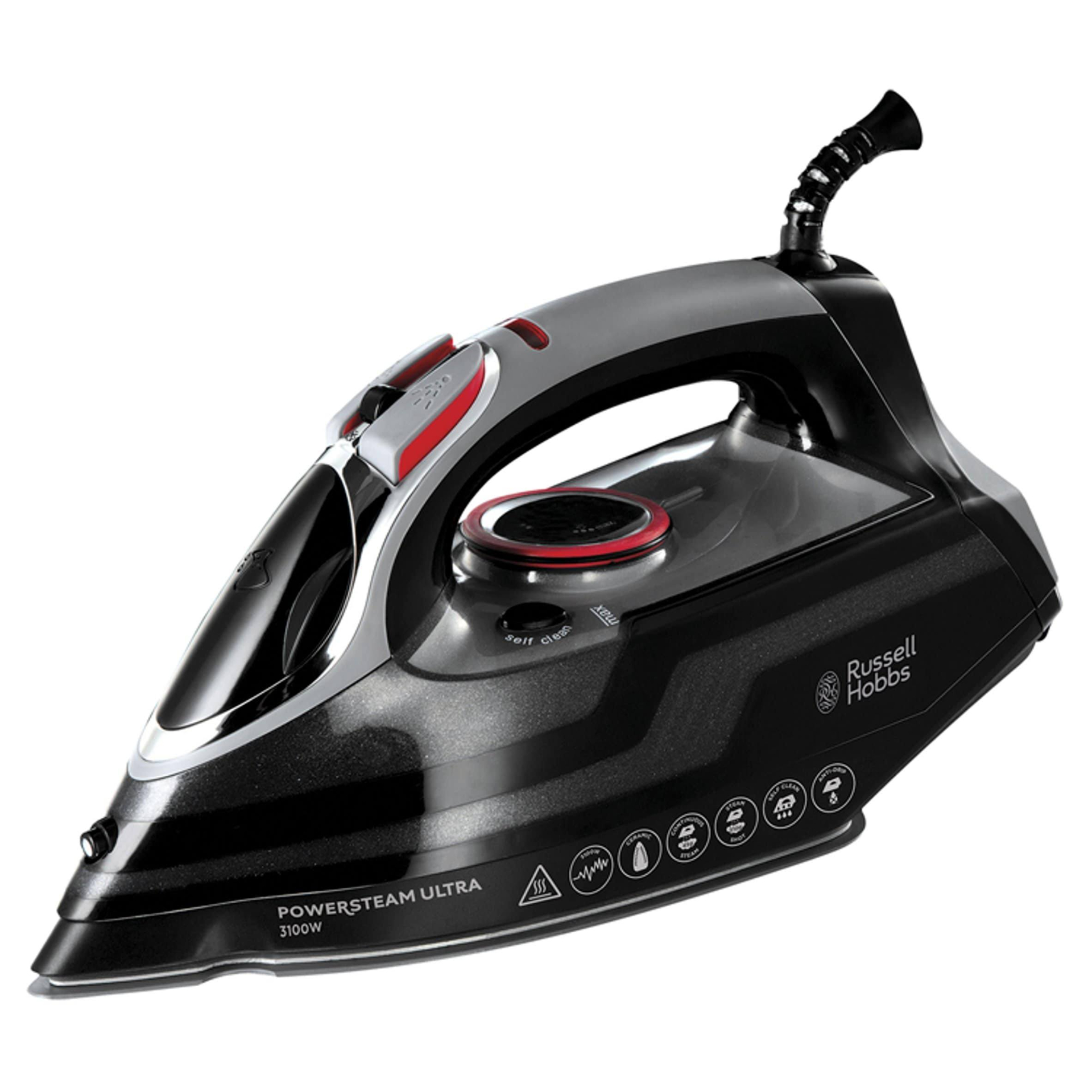 Russell Hobbs 20630 3100W Powersteam Ultra Steam Iron - Black