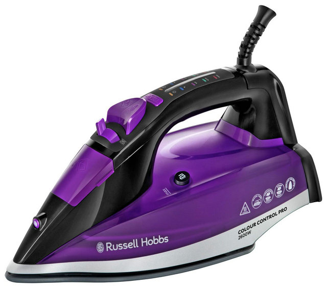 Russell Hobbs 22861 Colour Control Ultra 2600W Steam Iron - Purple