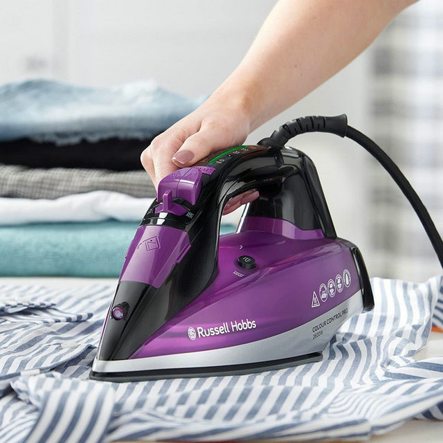 Russell Hobbs 22861 Colour Control Ultra 2600W Steam Iron - Purple